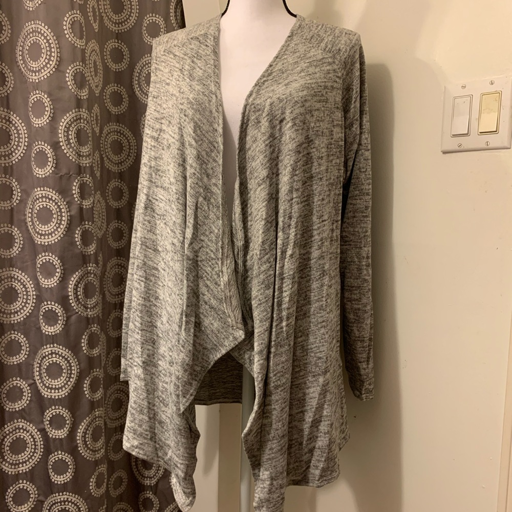 Cool Melon Gray Marbled Cardigan